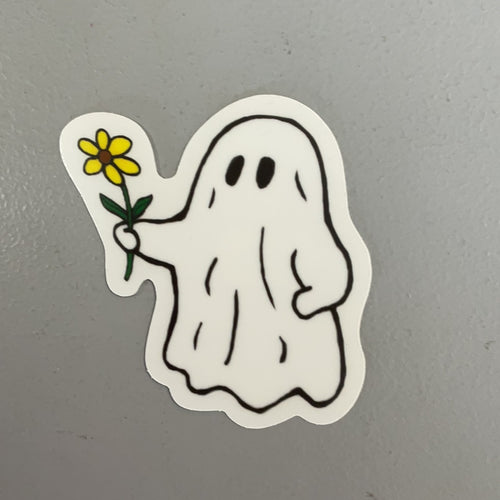 Ghost Flower Sticker
