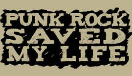 Punk Rock Saved My Life Patch