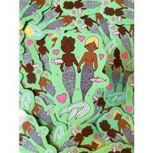 Load image into Gallery viewer, Merfolk in Love LGBTQ+ Stickers