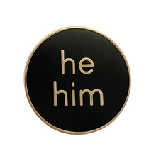 Load image into Gallery viewer, Pronoun Pins (Enamel)