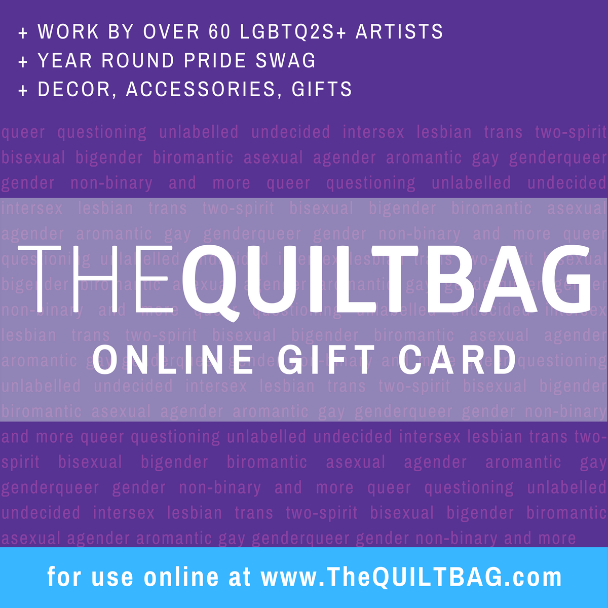The QUILTBAG Online Gift Card
