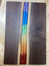 Load image into Gallery viewer, Live Edge Wood and Epoxy Charcuterie Boards