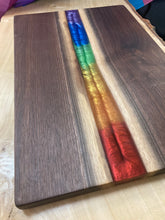 Load image into Gallery viewer, Live Edge Wood and Epoxy Charcuterie Boards