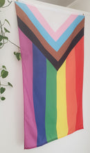 Load image into Gallery viewer, Progress Pride Flag (Large, 3x5 ft)
