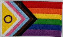 Load image into Gallery viewer, Progress Pride Flag Patch / Intersex Inclusive Progress Patch