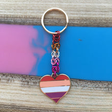 Load image into Gallery viewer, Pride Enamel Keychain Charm