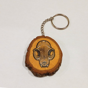 Hand-painted Wooden Keychains