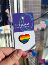 Load image into Gallery viewer, Rainbow Heart Enamel Pins