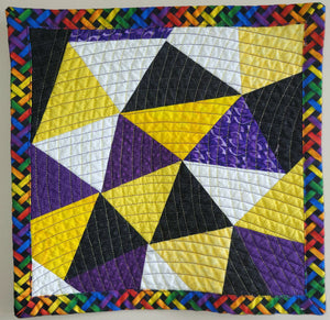 Quilted Pride Flag Wall Art