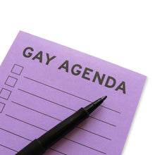 Load image into Gallery viewer, Gay Agenda Notepad