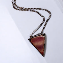 Load image into Gallery viewer, Pride Colours Triangle Necklace