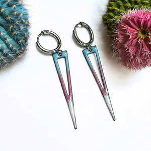 Triangle Point Earrings