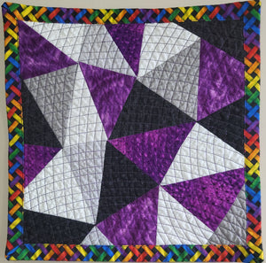 Quilted Pride Flag Wall Art