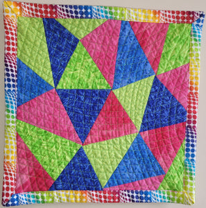 Quilted Pride Flag Wall Art