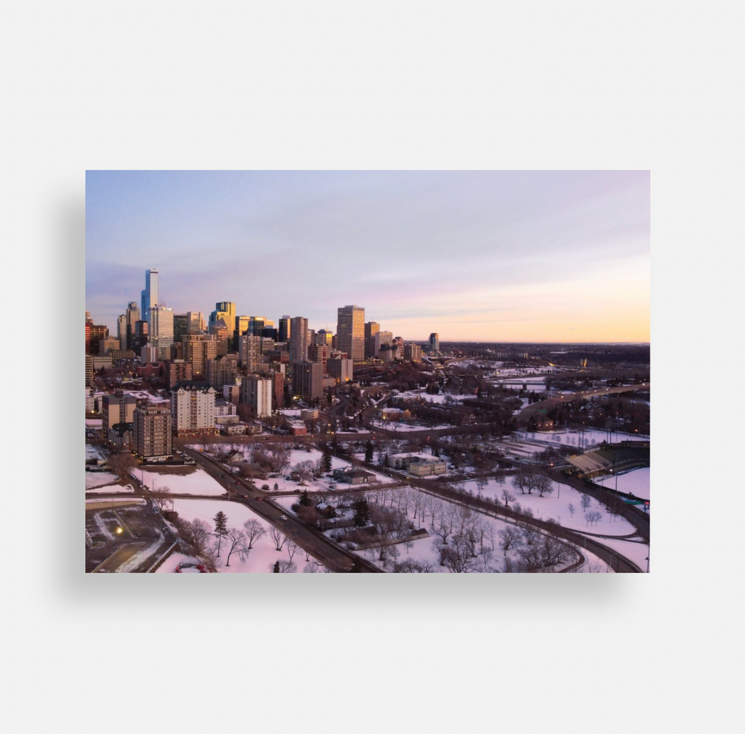 Skyline Sunrise Postcard