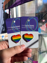 Load image into Gallery viewer, Rainbow Heart Enamel Pins