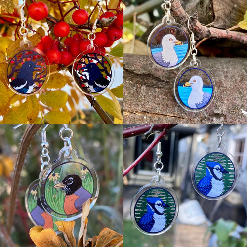 Alberta Bird earrings