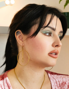 EXPLICIT Big Hoop Earrings