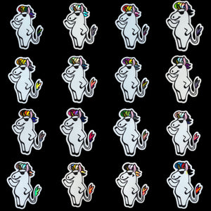 Holographic Rainbow Unicorn Sticker