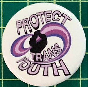 Protect Trans Youth Pinback Button