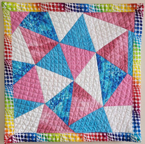 Quilted Pride Flag Wall Art