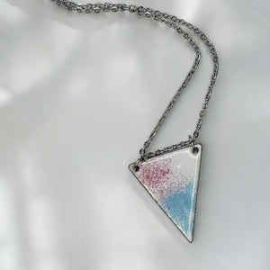 Pride Colours Triangle Necklace