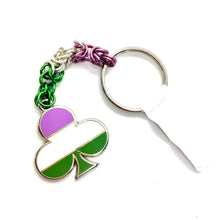 Load image into Gallery viewer, Pride Enamel Keychain Charm