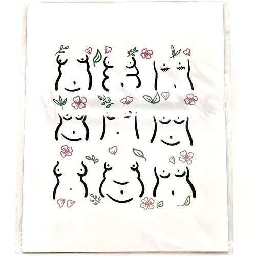 “All Bodies” 8.5 x 11 Print (White)