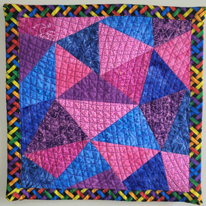 Quilted Pride Flag Wall Art