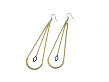Load image into Gallery viewer, BLUSH Long Arch Earrings