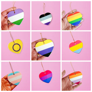 Pride Heart Ornament