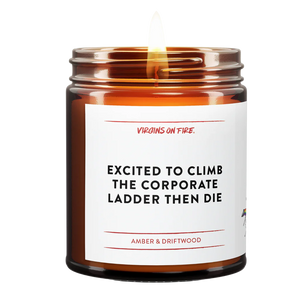 Virgins On Fire Candle