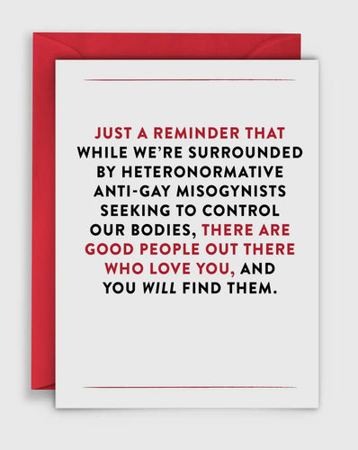 Just a reminder card