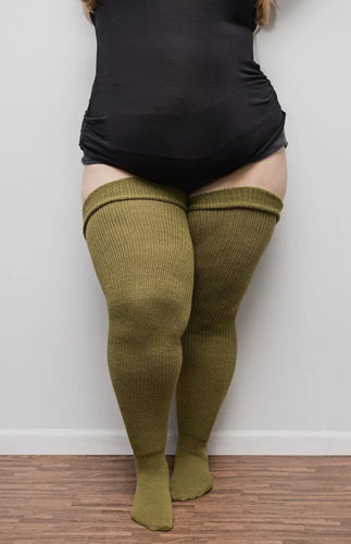 Thunda thighs- Olive green