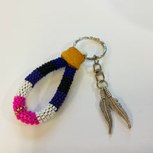 Load image into Gallery viewer, Beaded Pride Keychain