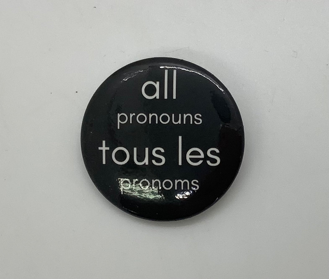 Bilingual Pronoun Buttons (French and English)