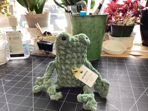 Amigurumi crocheted stuffed animals