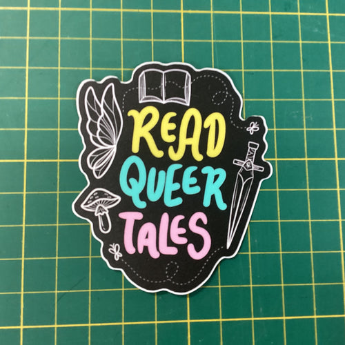 Read queer tales Sticker