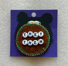 Load image into Gallery viewer, Arden Beaded pronoun pins