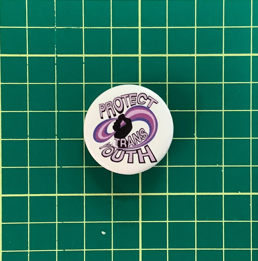 Protect Trans Youth Pinback Button