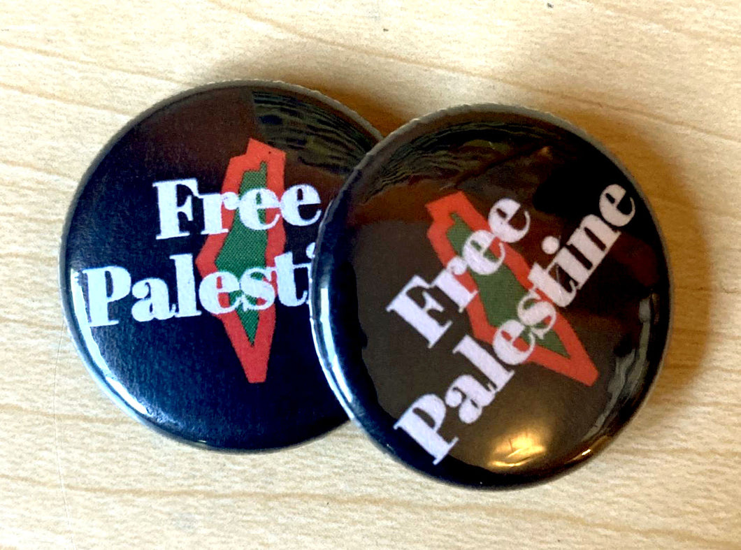 Free Palestine Pinback Button