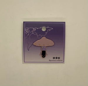 Mushroom Enamel Pin