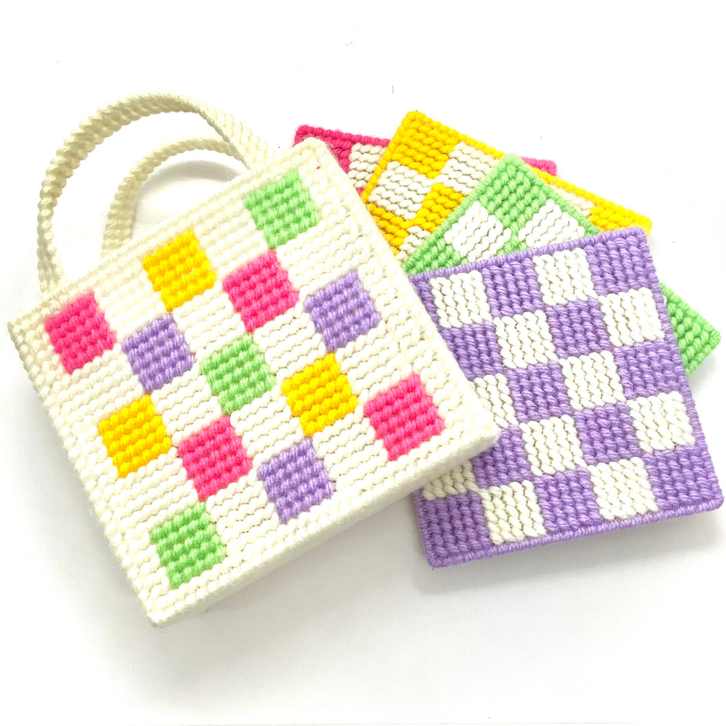 Yerpers Needlepoint Coaster Set