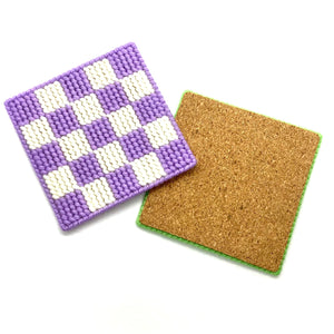 Yerpers Needlepoint Coaster Set