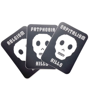 Yerpers Glow In The Dark Skull Stickers