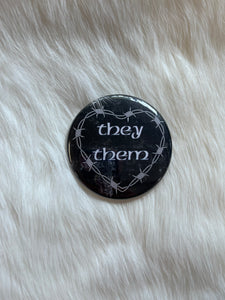 2" Pronoun Buttons (In-House)