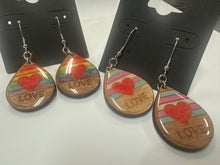 Load image into Gallery viewer, Wood and Epoxy  Jewelry and Key Chains