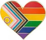 Load image into Gallery viewer, Heart Pride Pins