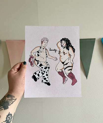 Howdy Queer cowfolks prints