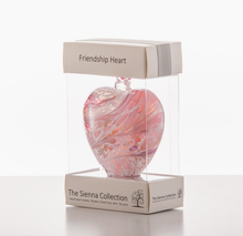 Load image into Gallery viewer, Glass friendship heart